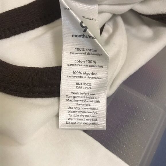 NEW! Carters "My First Turkey Day" Bodysuit-9 M - Picture 8 of 8